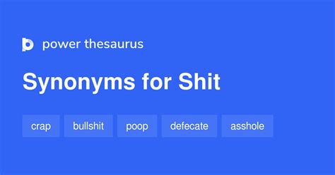 words similar to shit.